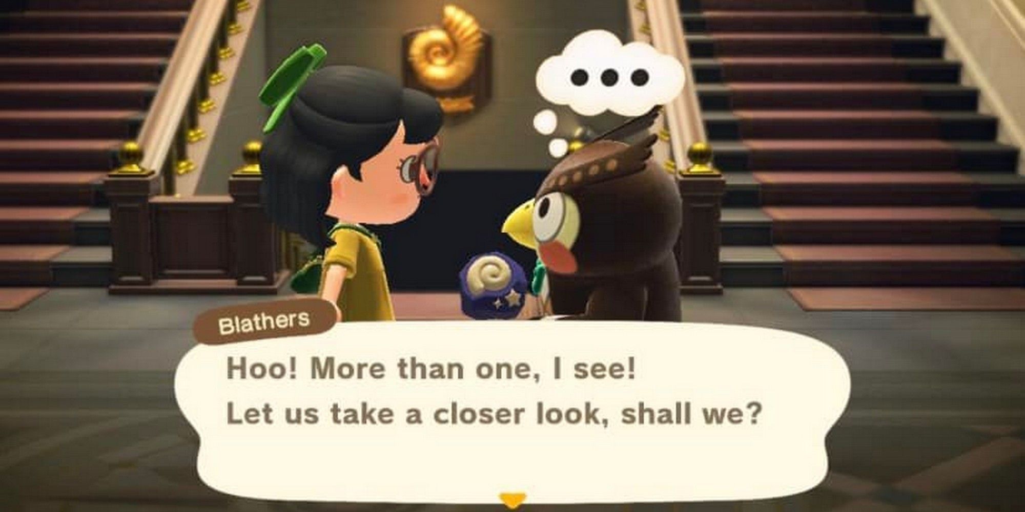 Animal Crossing New Horizons Museum Blathers Fossil Assessment