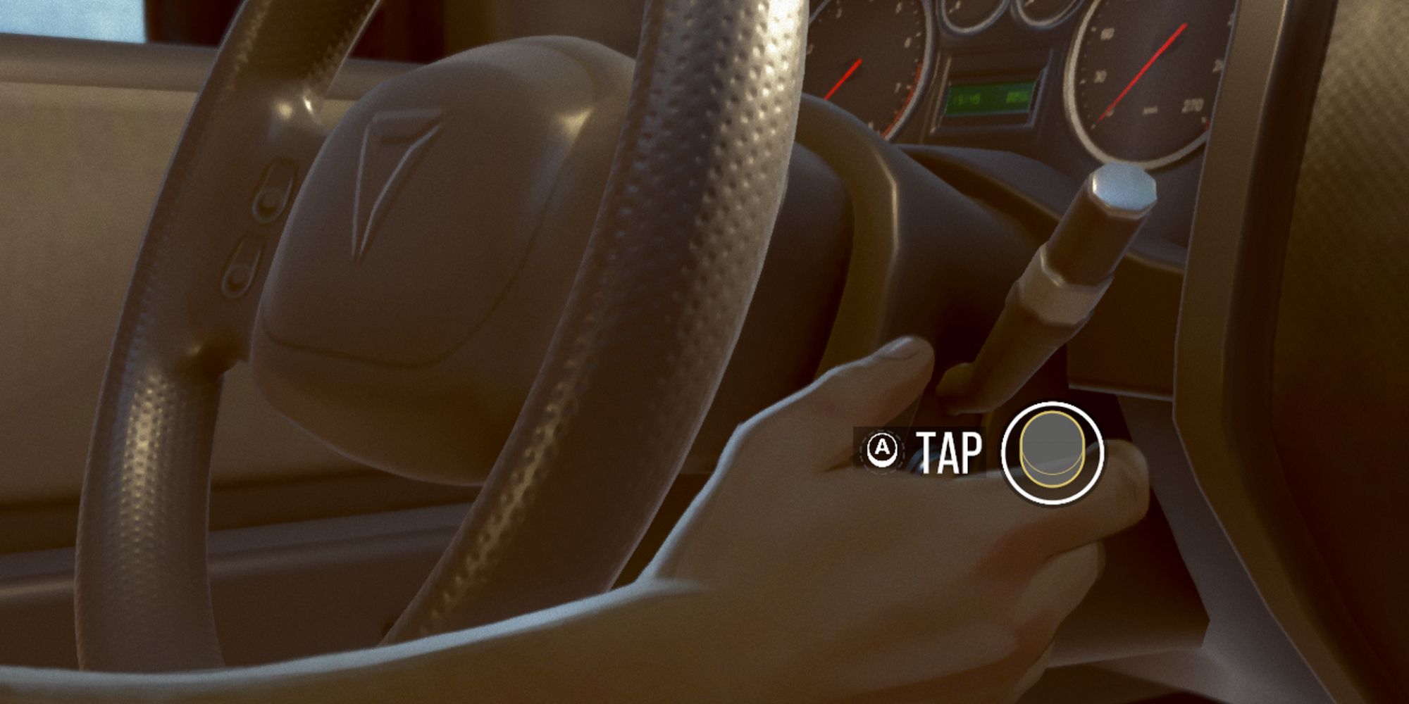 As Dusk Falls Screenshot Of QTE Start Car
