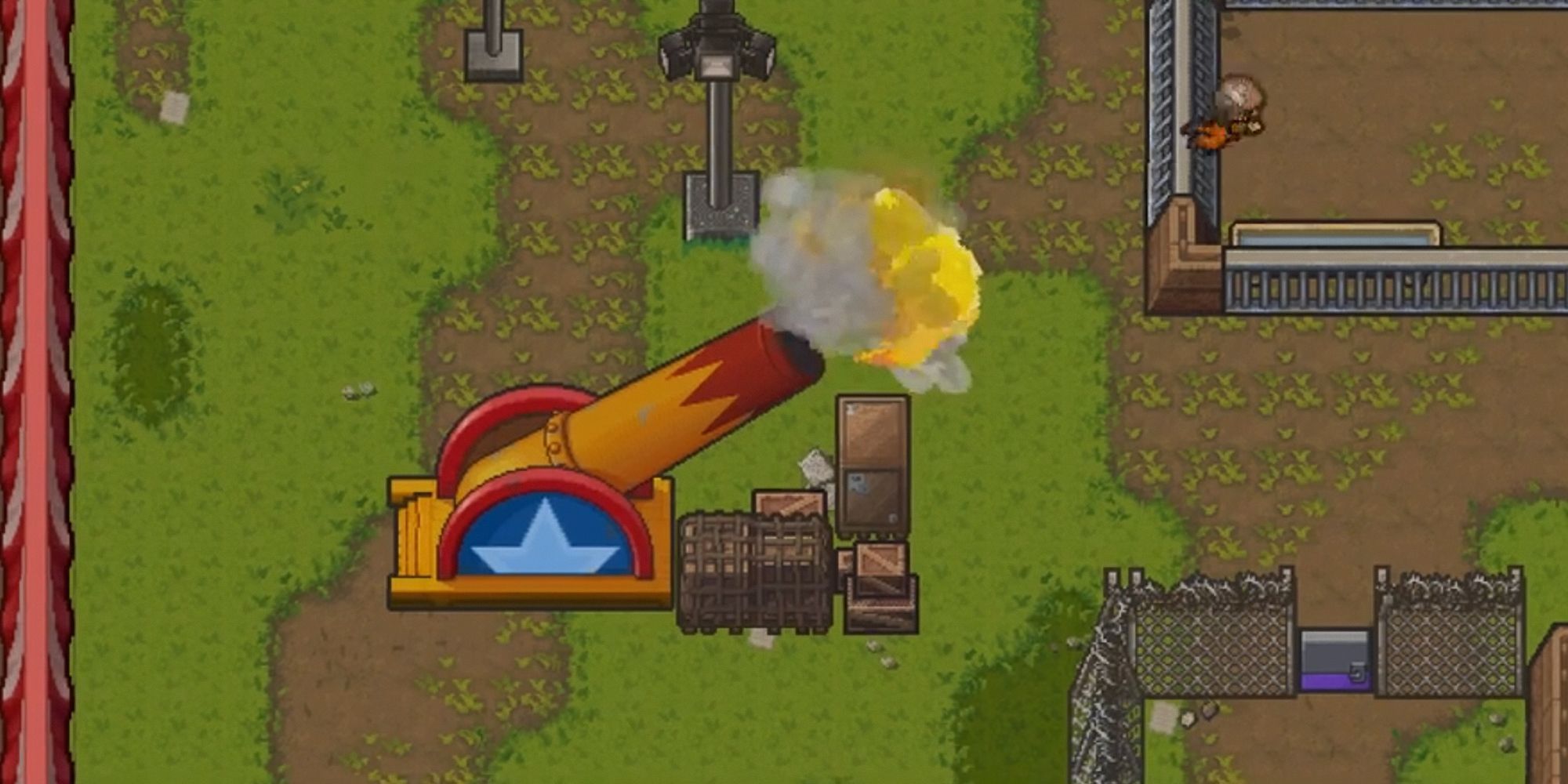 The Escapists 2. Escaping out of a launcher.