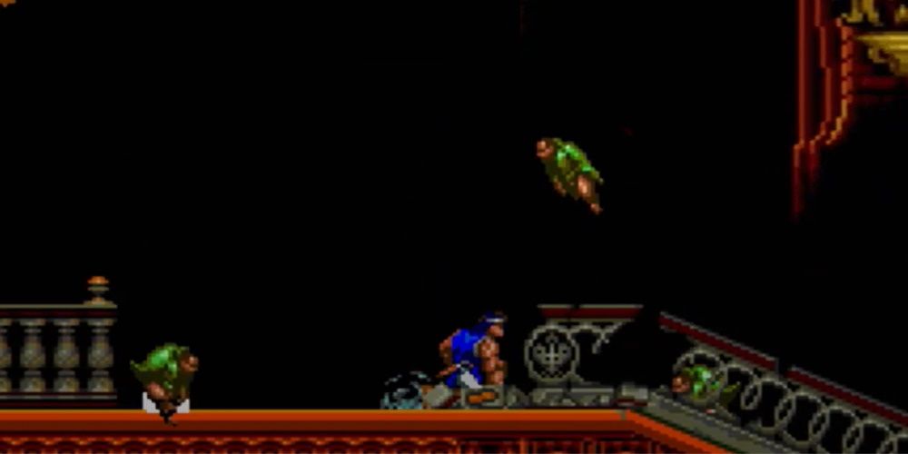 Castlevania Rondo Of Blood, Attacked By A Swarm Of Fleamen