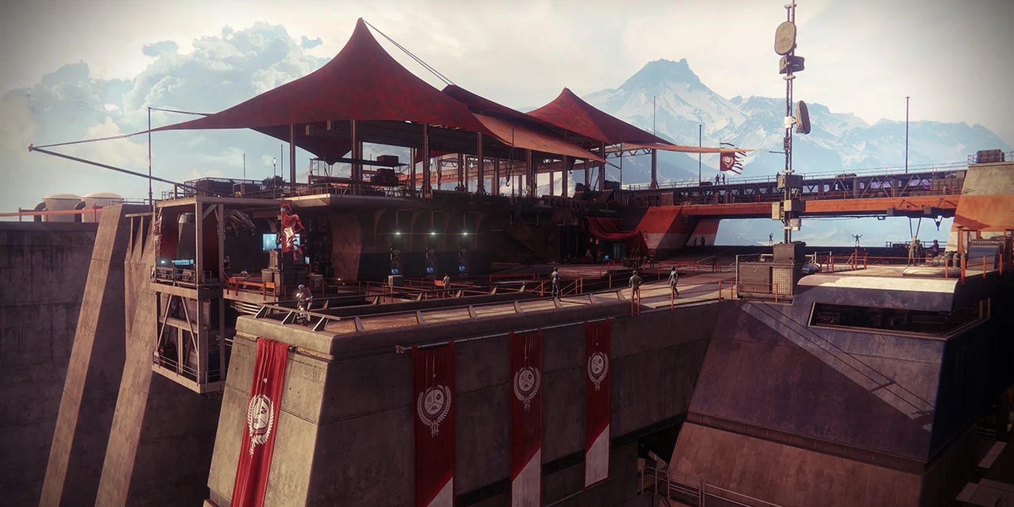Destiny 2 Tower Courtyard