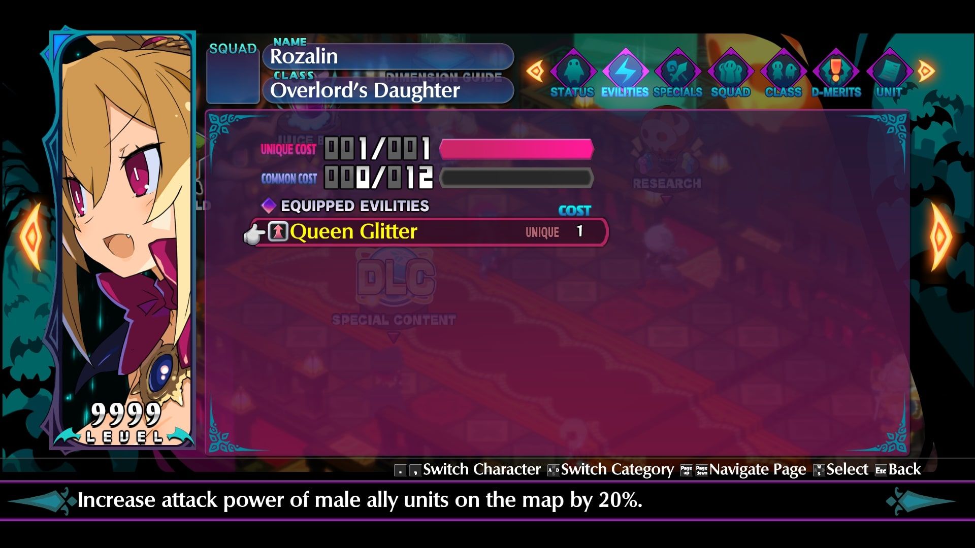 Disgaea 6 Rozalin Evility screen