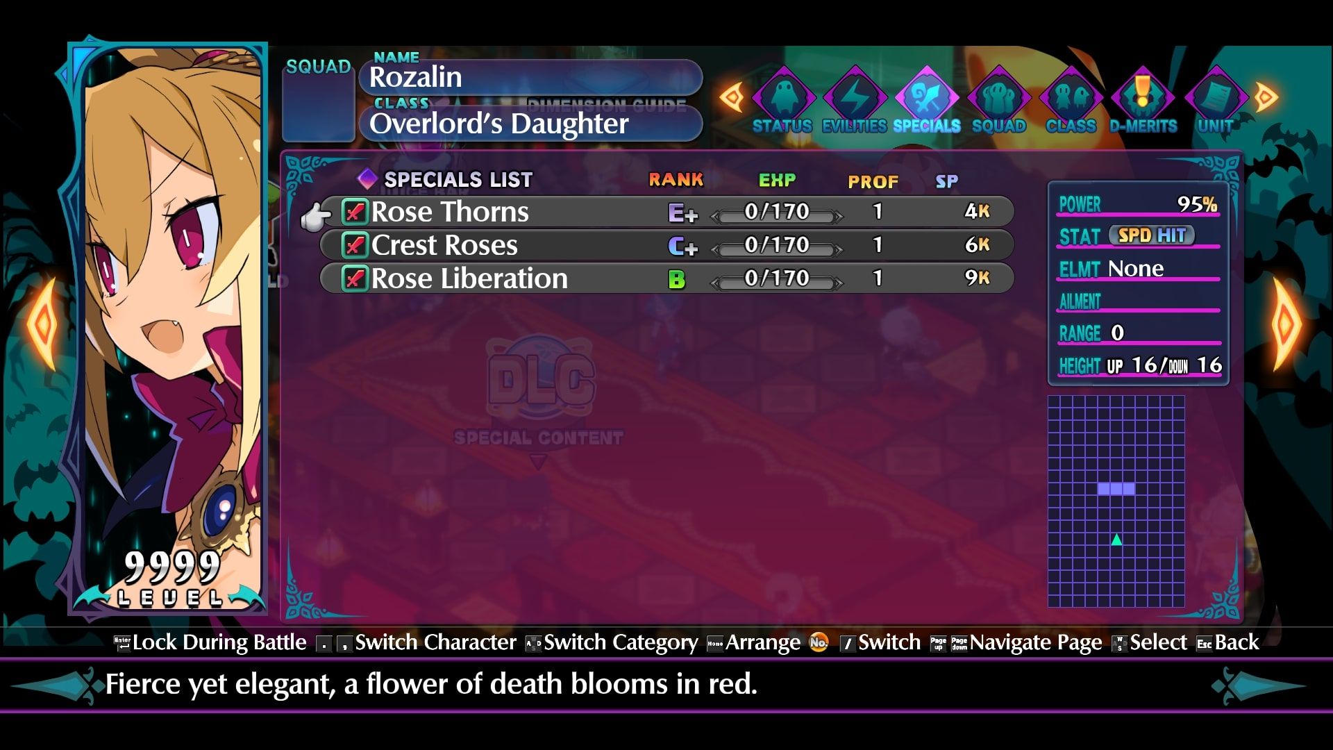 Disgaea 6 Rozalin Special Screen