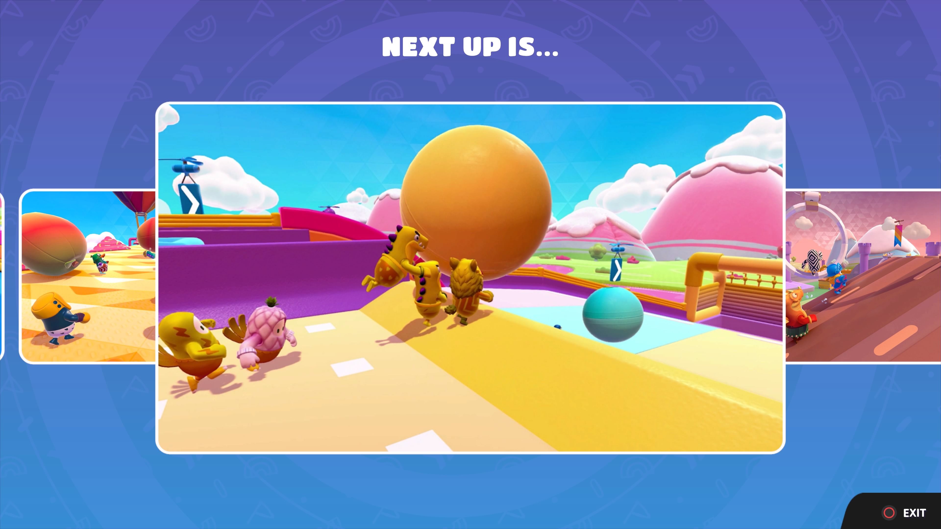 Rock 'N' Roll preview image from the "Next Up Is..." screen in Fall Guys