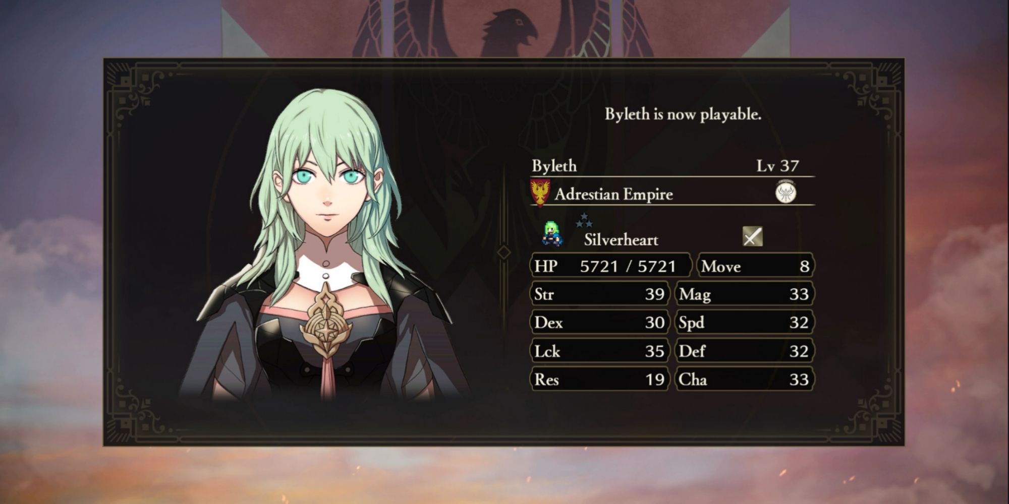 Byleth recruited as a unit to Adrestian Empire
