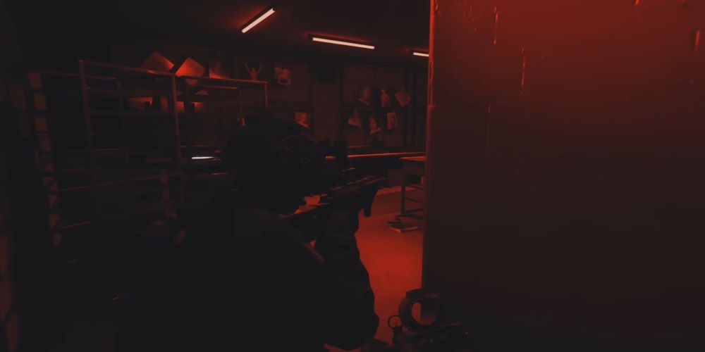 GeForce Now Ready or Not red room
