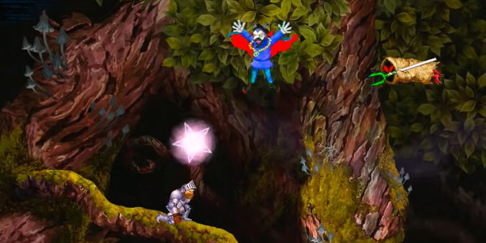 Ghosts 'n Goblins, Magician Casting A Spell