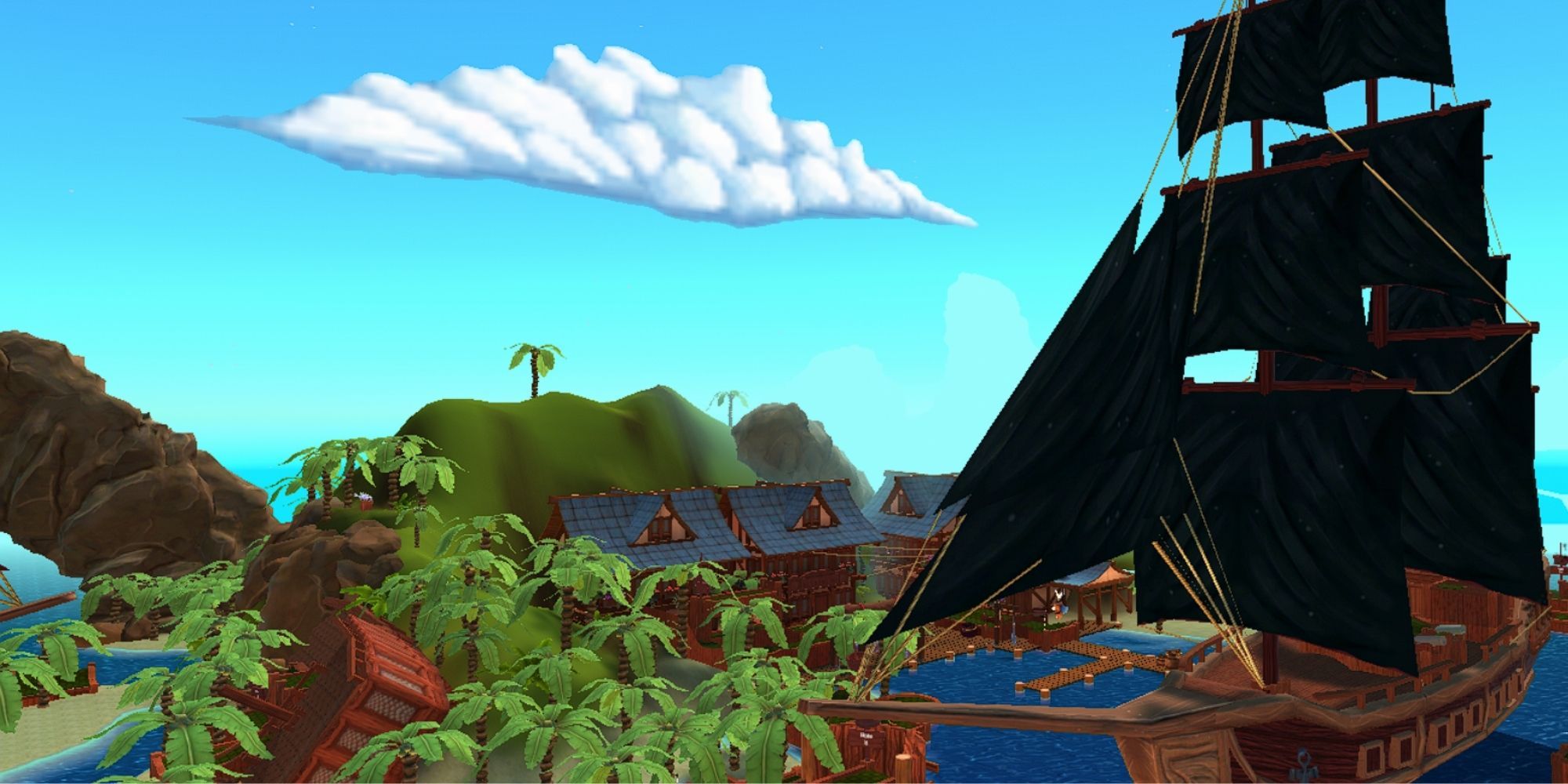 Golf With Your Friends - Pirate Cove Map - Pirate Ship And Island