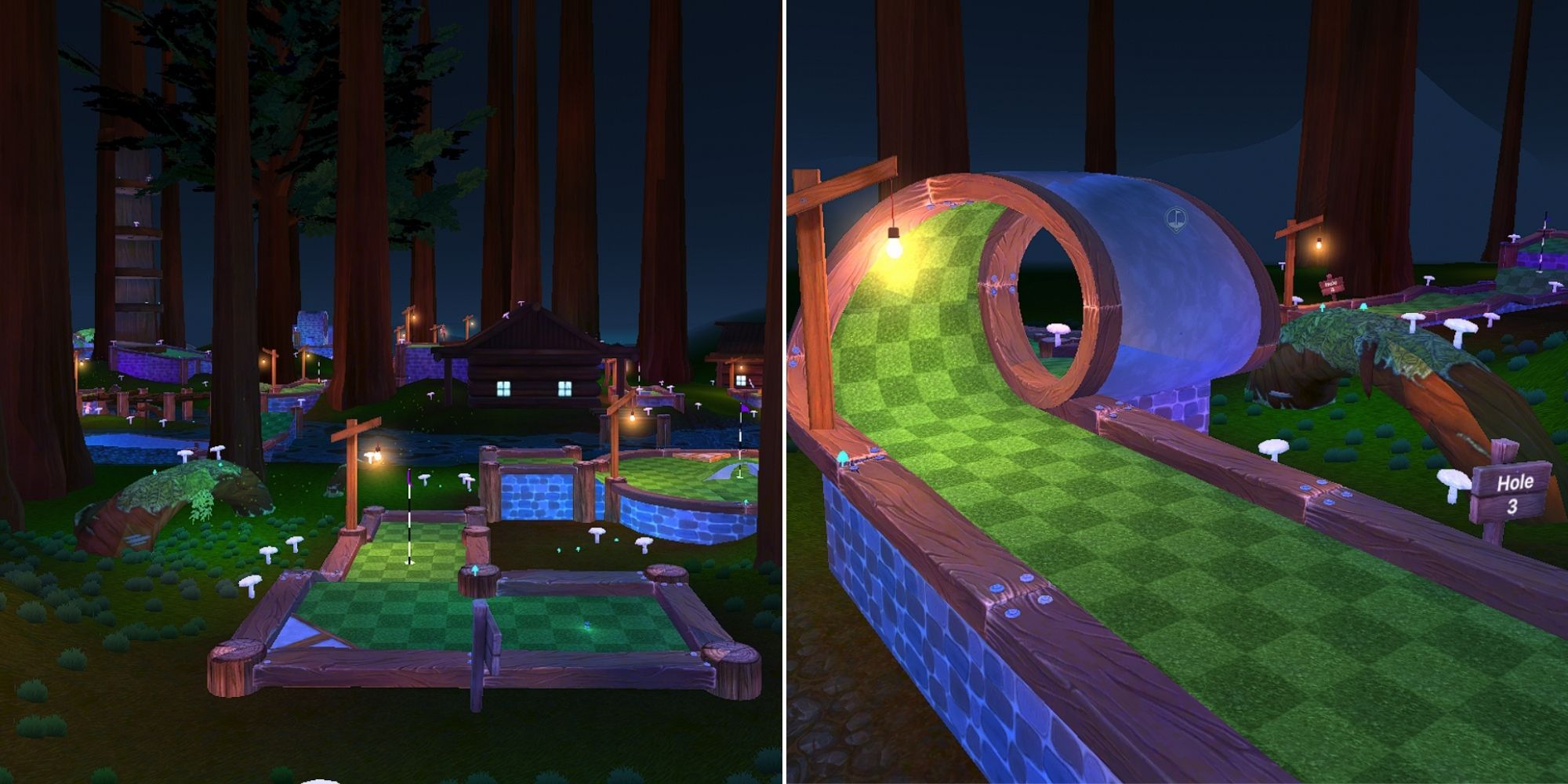 Golf With Your Friends - Twilight Map - Hole 3 - Map Overview