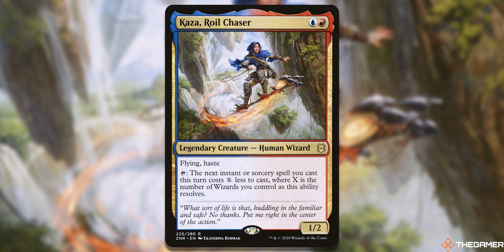 Kaza, Roil Chaser card and blur