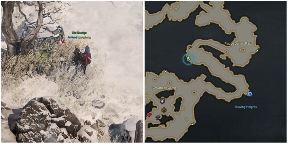 Lost Ark 3rd mokoko seed location in Iceblood Plateau