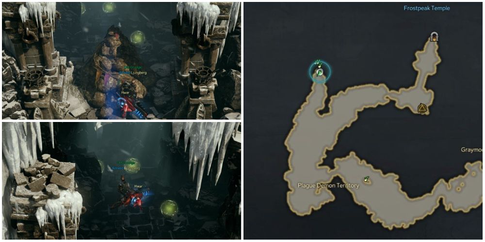 Lost Ark 7-9th mokoko seed locations in Iceblood Plateau