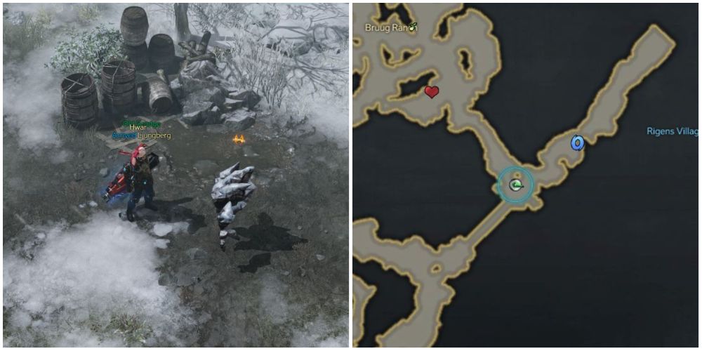 Lost Ark Shushire giant ice crystal construct monster location