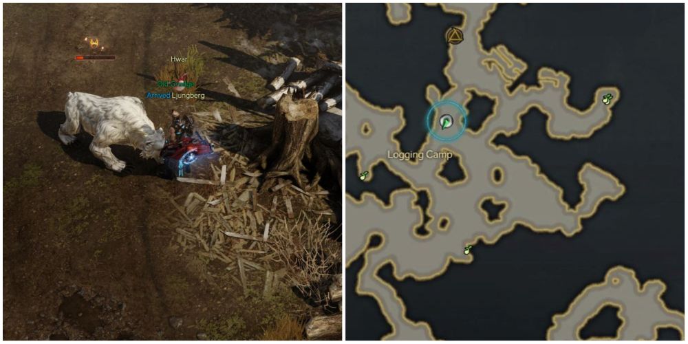 Lost Ark Shushire old frost bear monster location