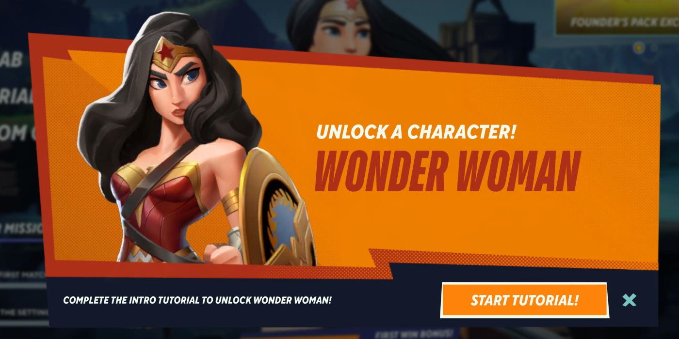 MultiVersus, Wonder Woman Tutorial Unlock