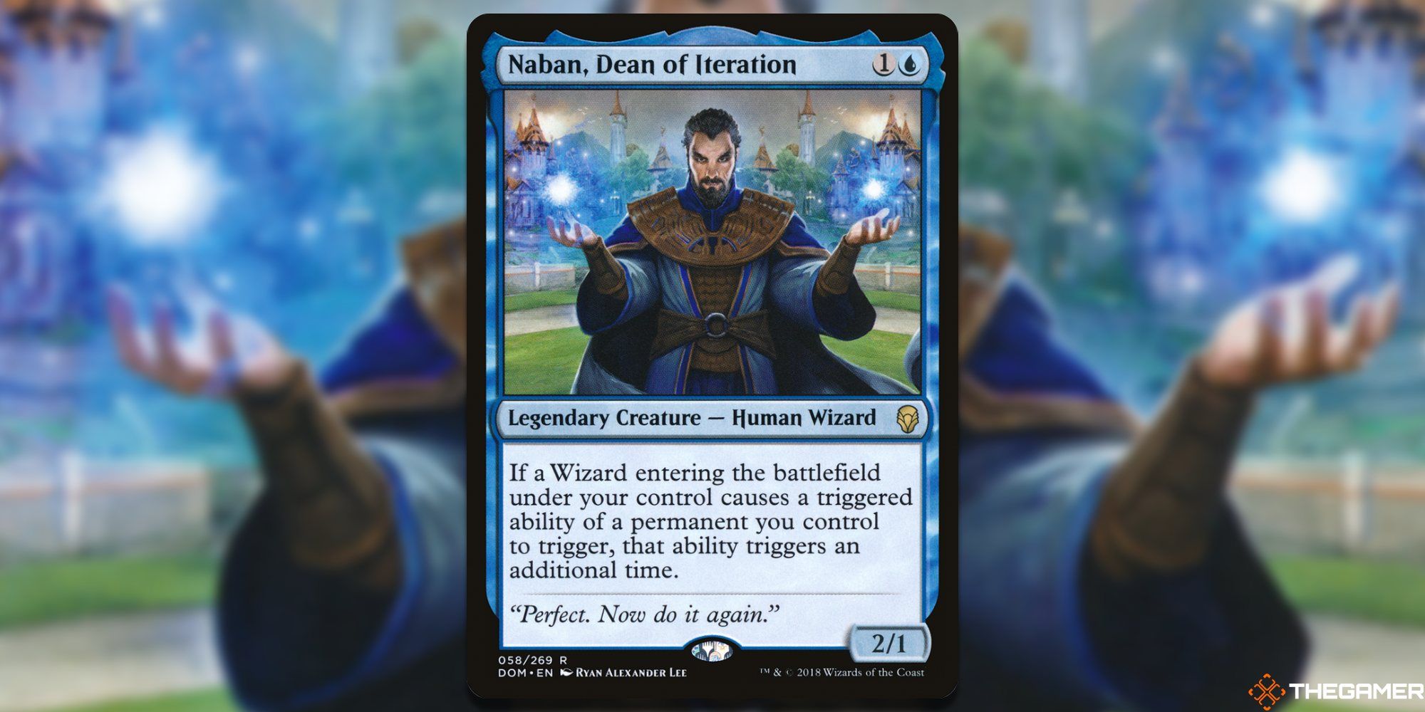 Naban, Dean of Iteration card and blur