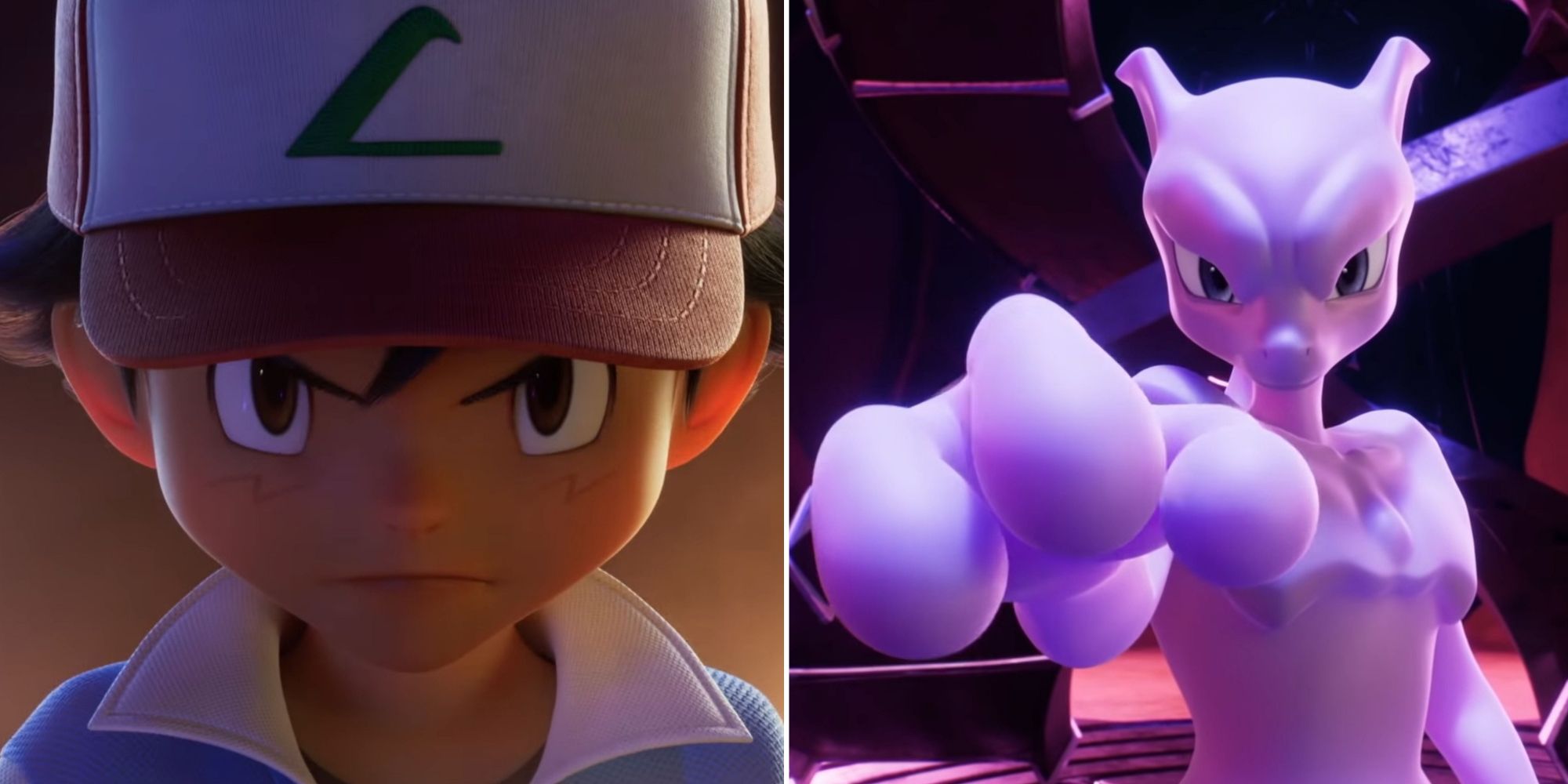 Ash and Mewtwo