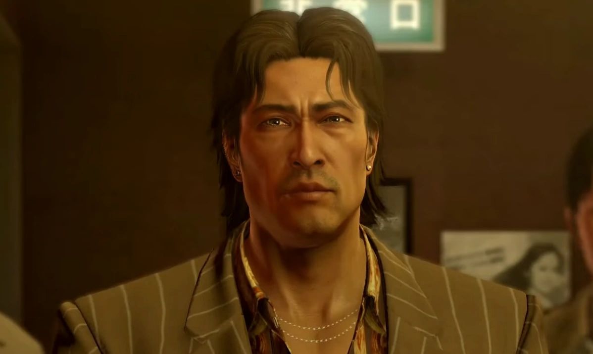 Oda in a striped suit 