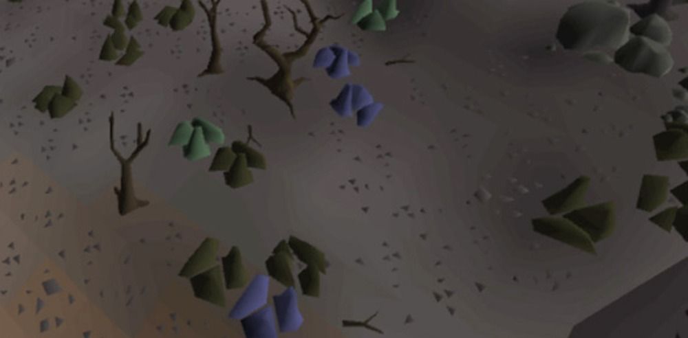 Old School RuneScape - screenshot of Fossil Island Mine