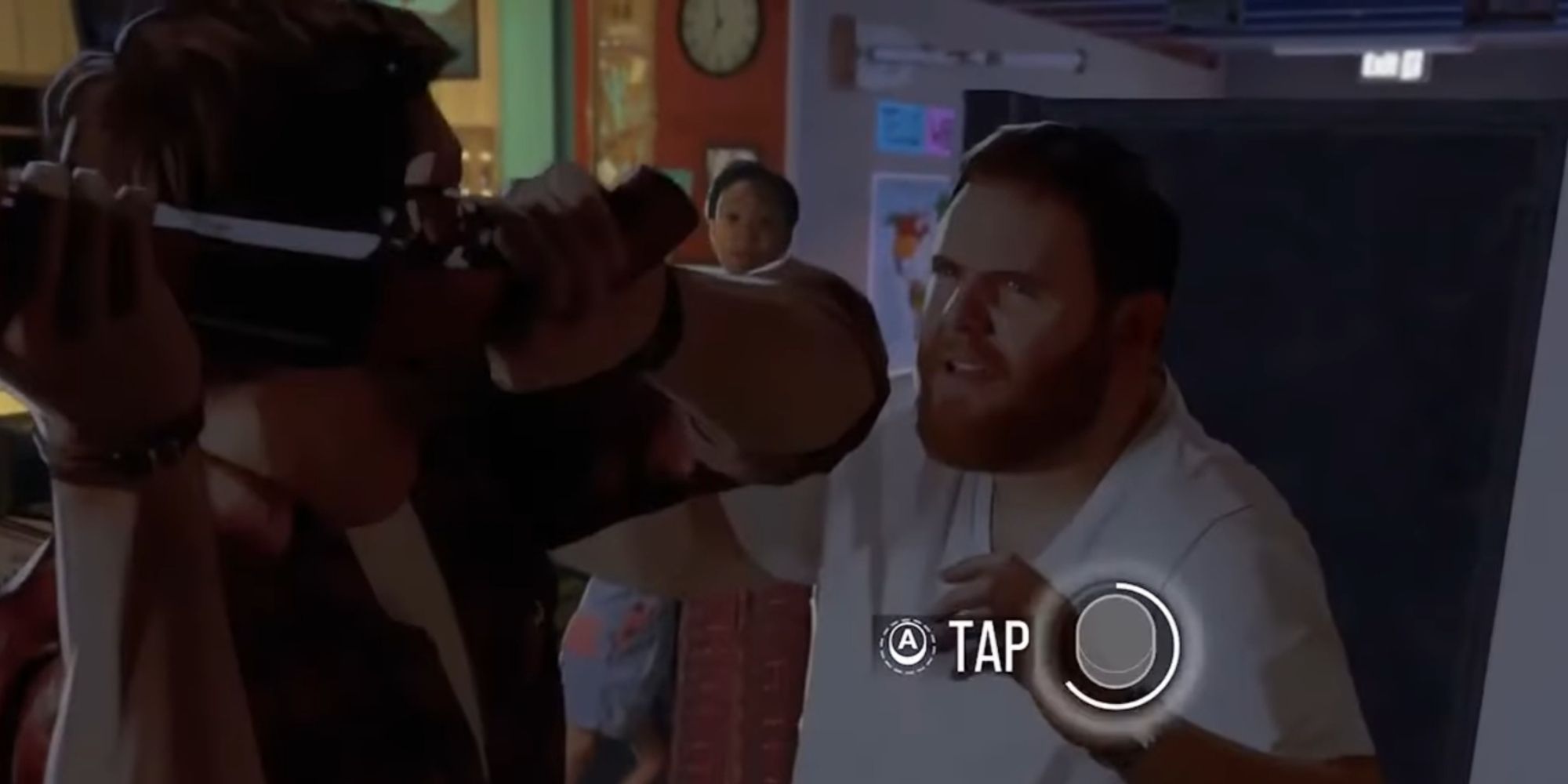 Tyler About To Hit Gun To Vince