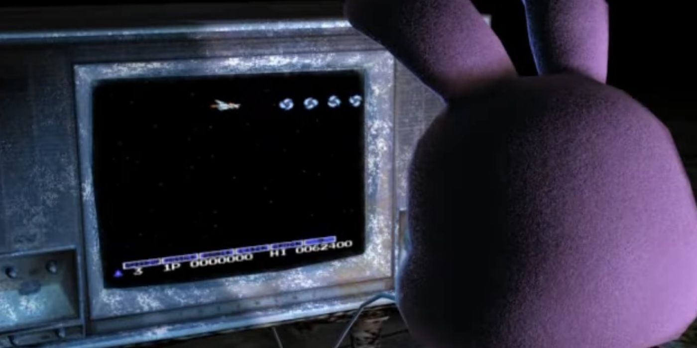 Robbie the Rabbit playing Gradius.
