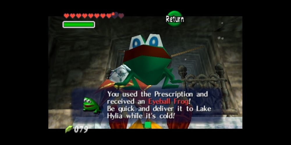 The Legend Of Zelda Ocarina Of Time Eyeball Frog