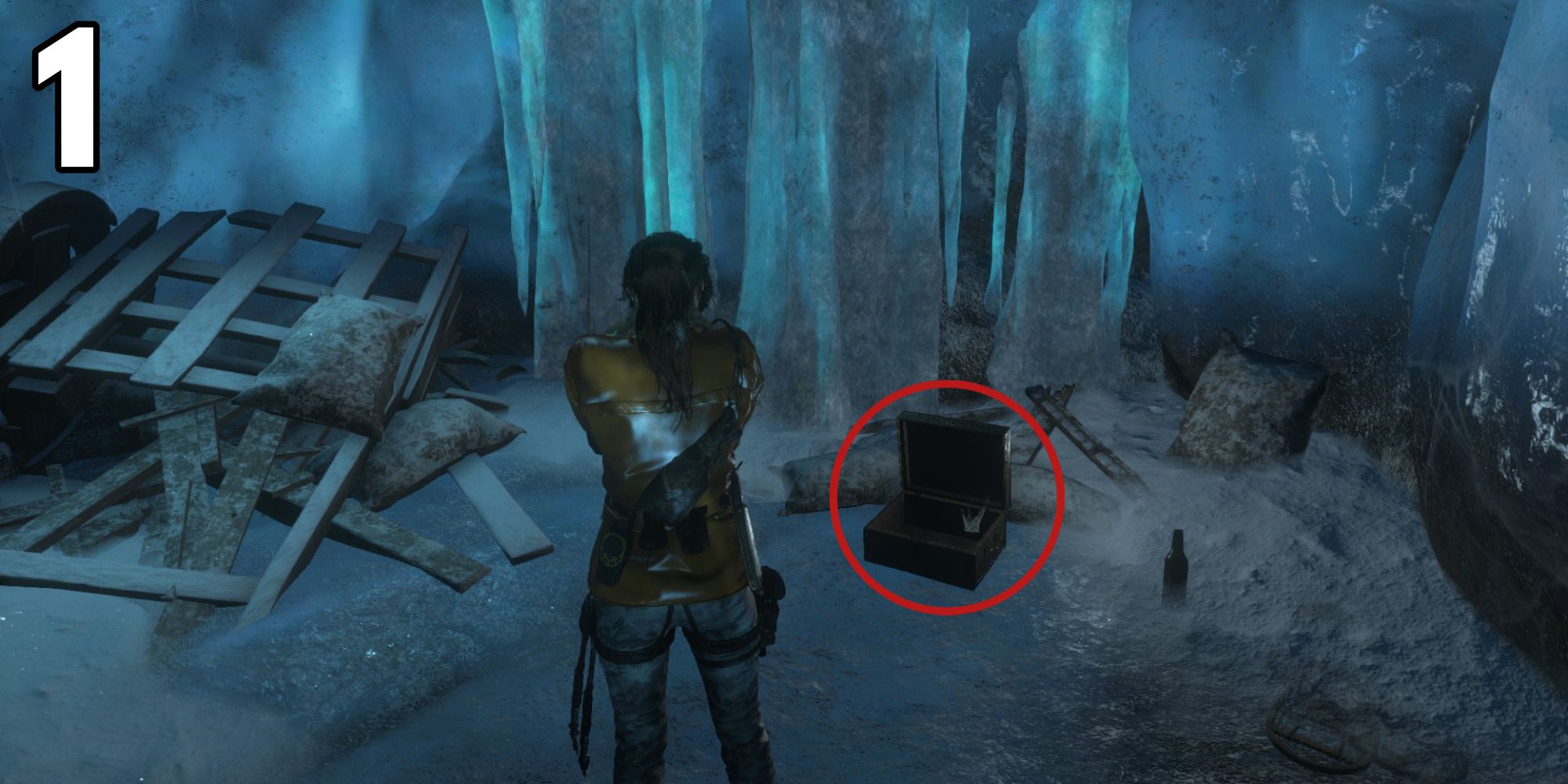 Tomb Raider glacial cavern relic 1