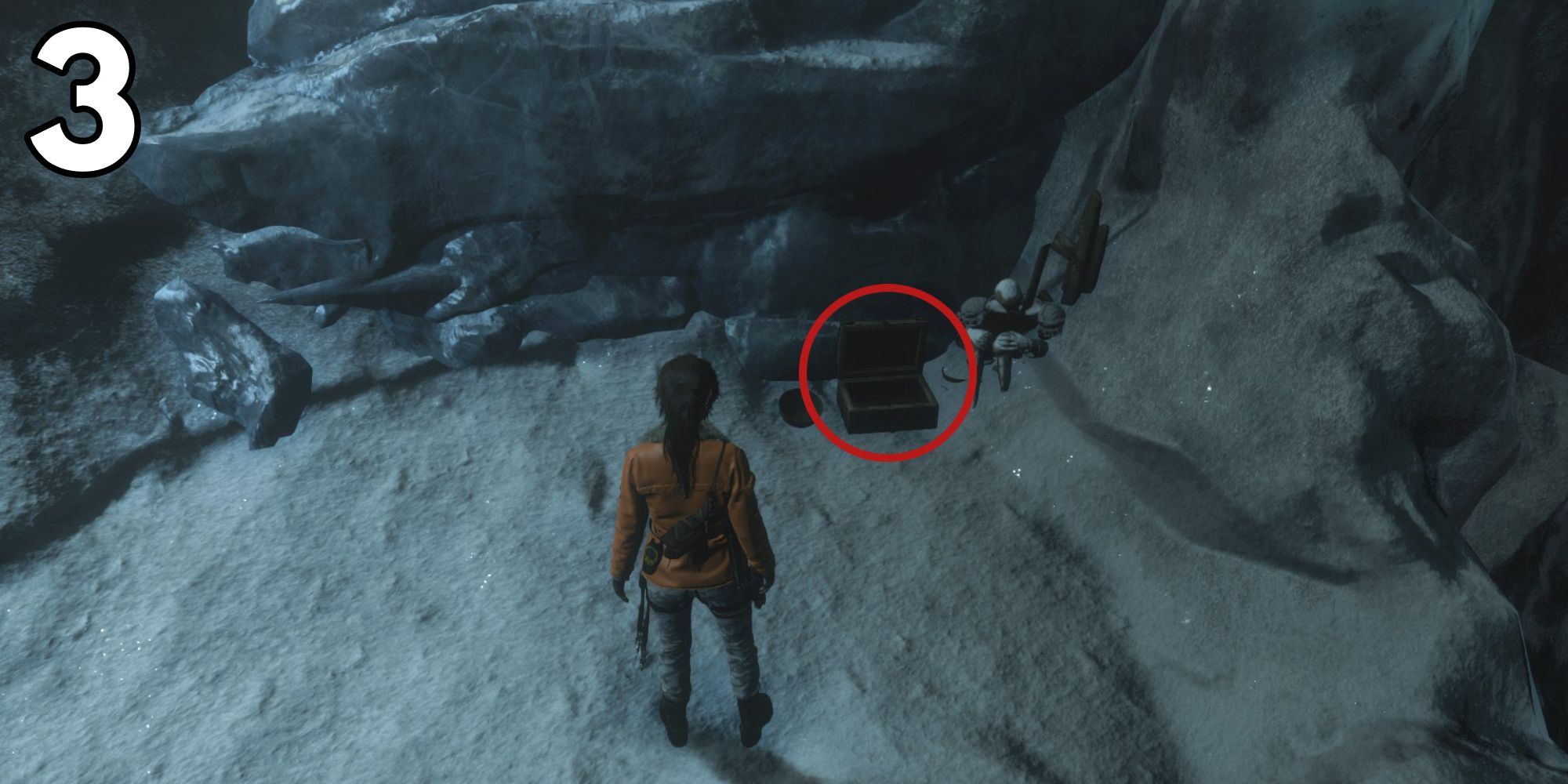 Tomb Raider glacial cavern relic 3