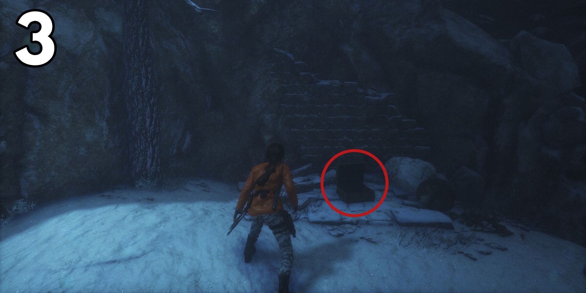 Tomb Raider siberian wilderness relic location three