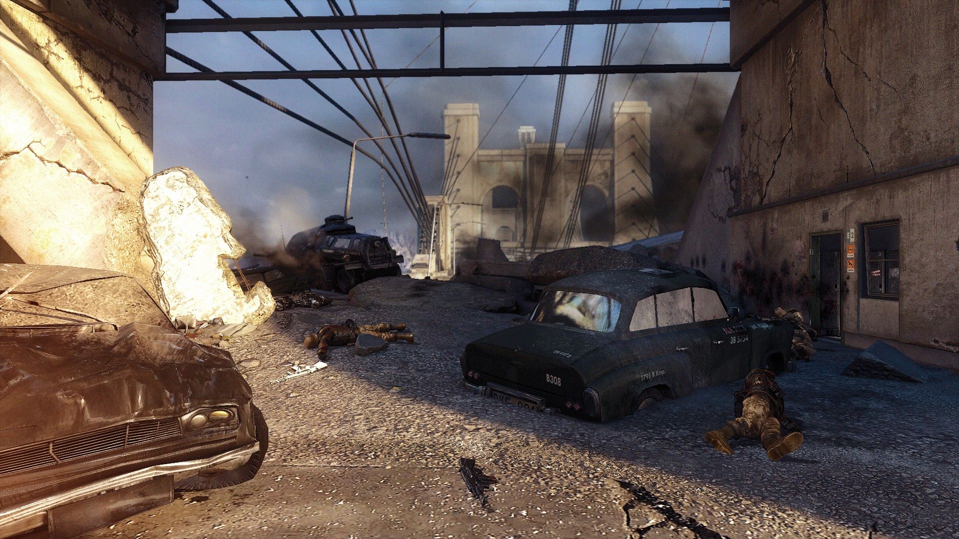 Top of The Gibraltar Bridge in Wolfenstein The New Order