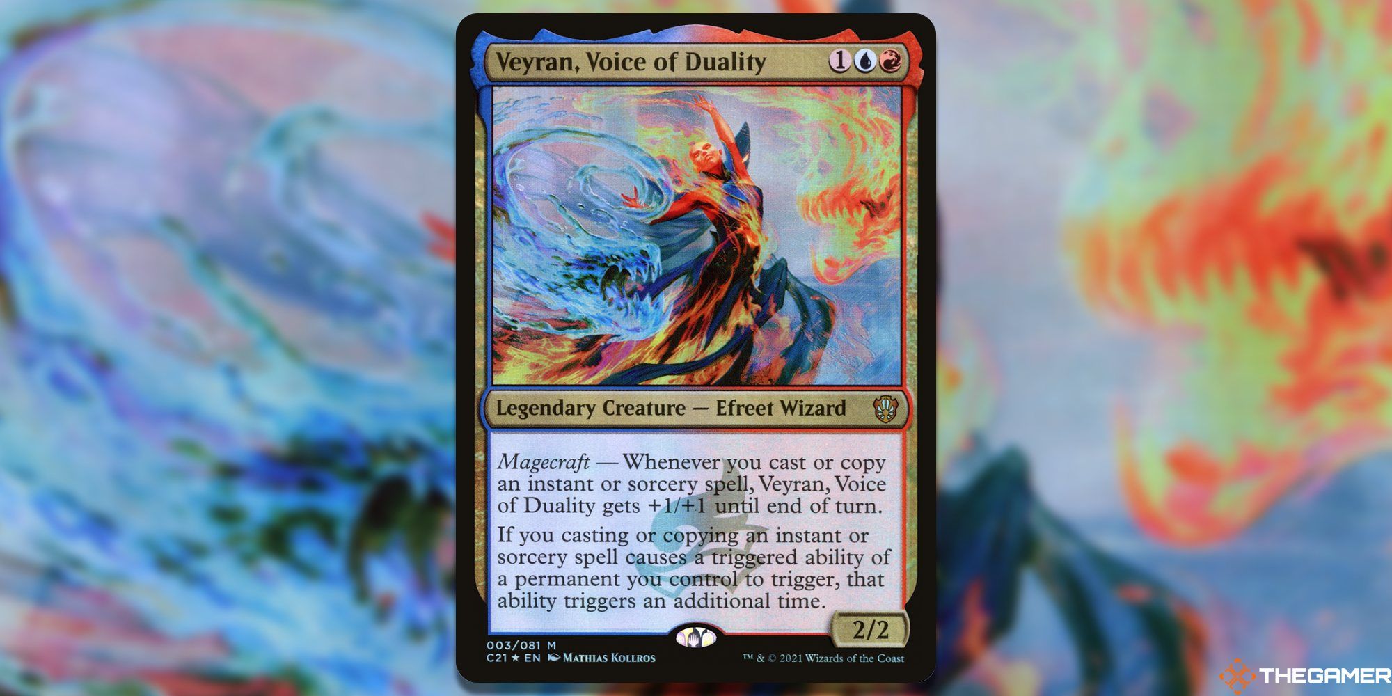 Veyran, Voice of Duality card and blur