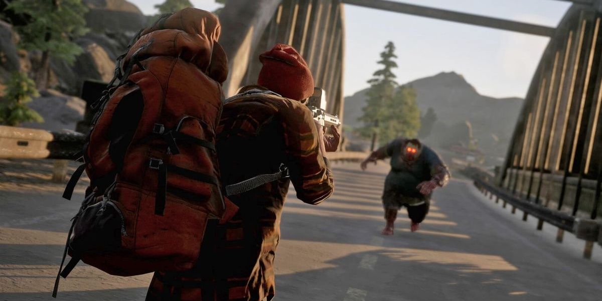 Survivor Shooting Zombie
