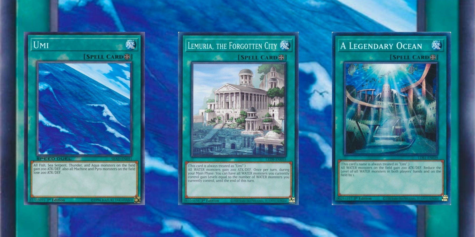 Umi field spell cards in Yu-Gi-Oh!