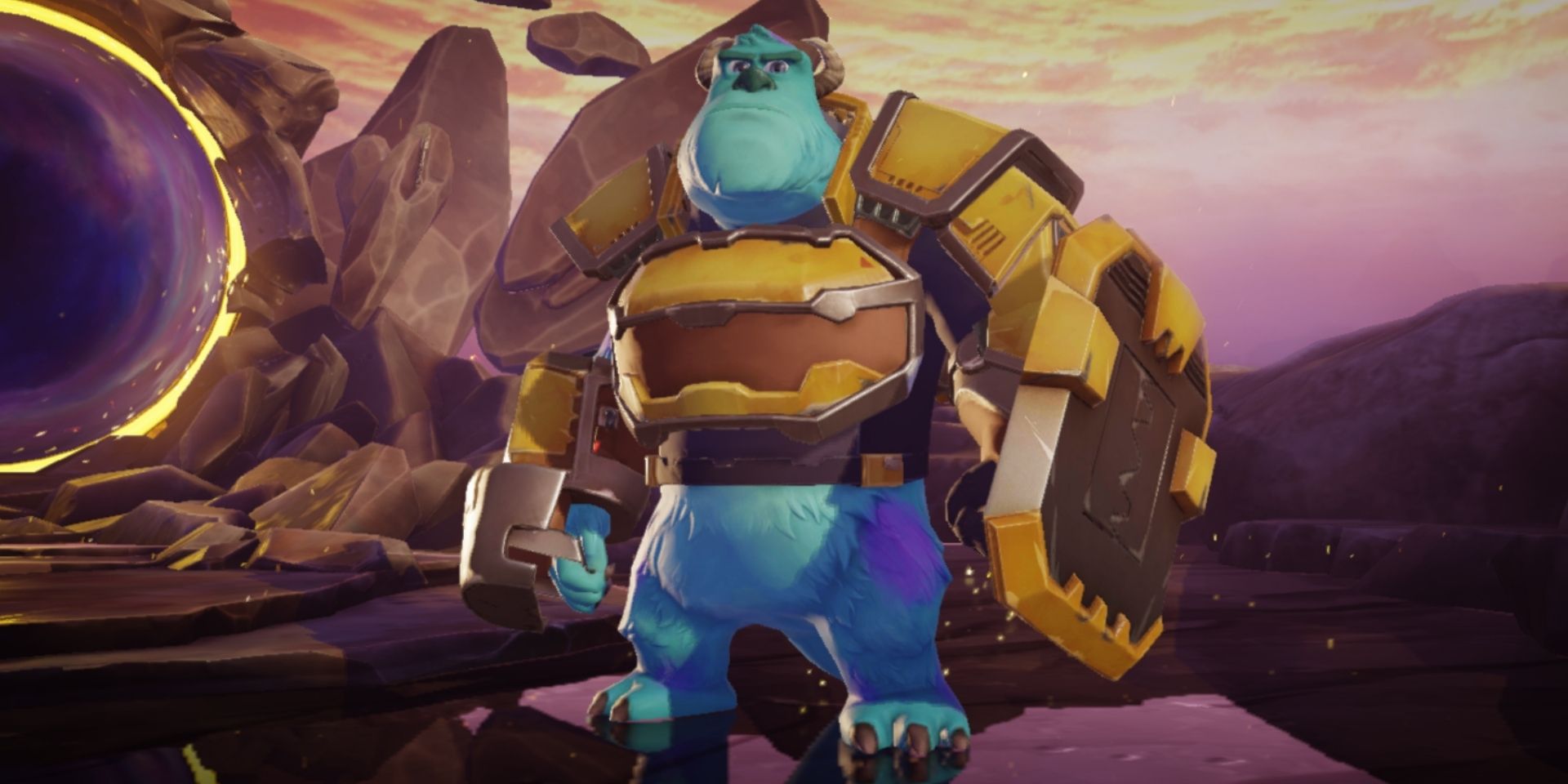 disney mirrorverse sulley in armor