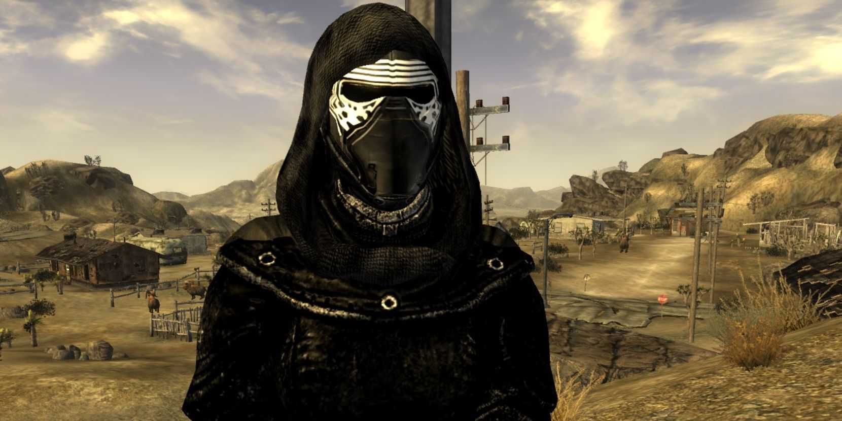 fallout new vegas kylo ren mask hood cape