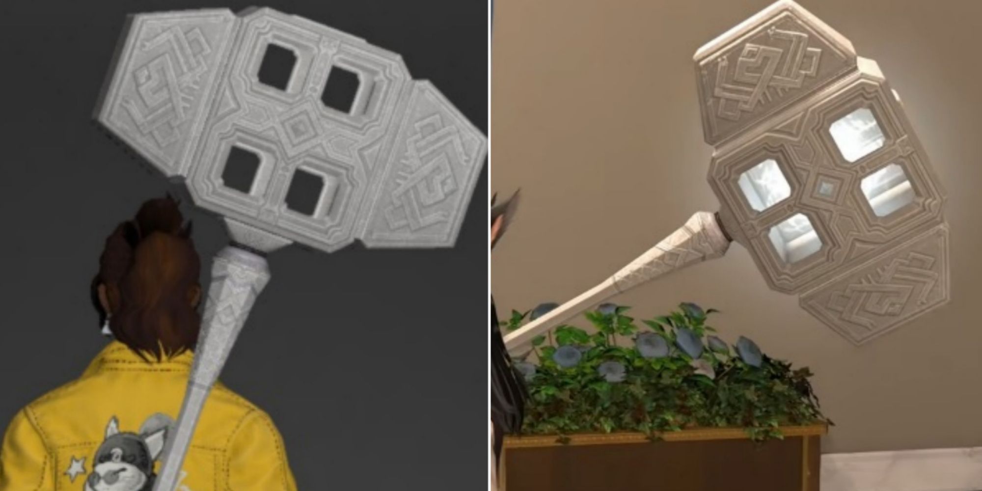 ff14 warrior pandaemonium side by side