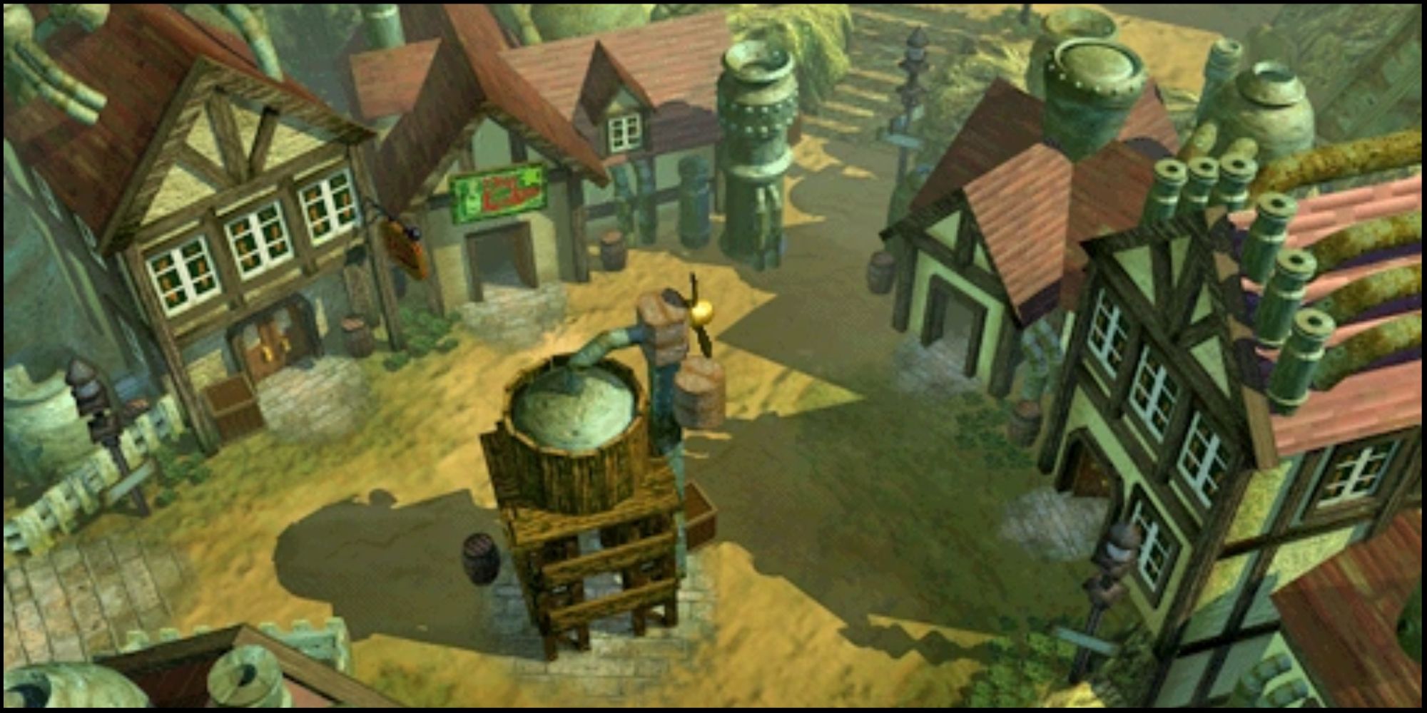 Final Fantasy 7 Nibelheim overview map