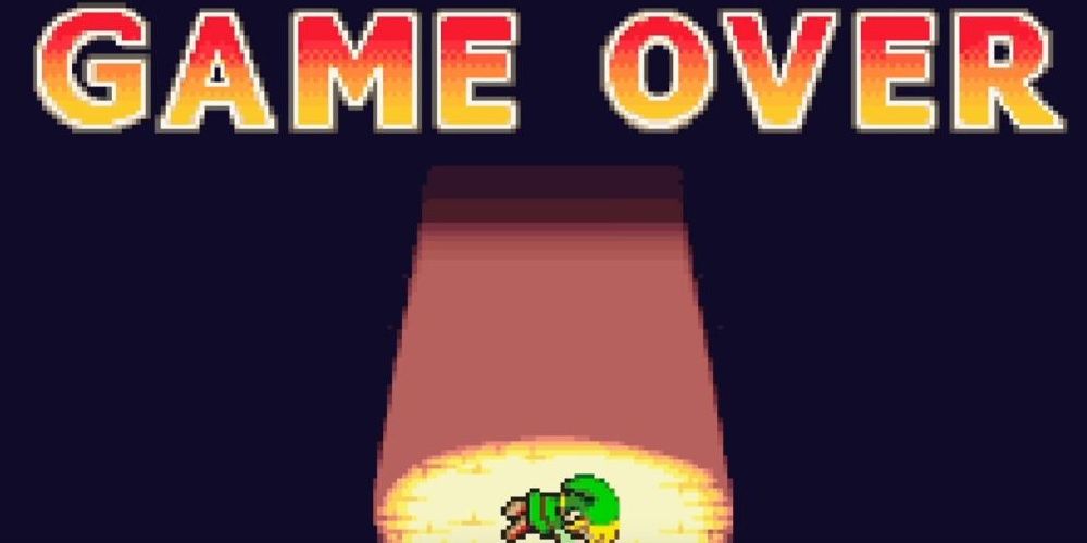 Game Over in The Legend of Zelda Four Swords