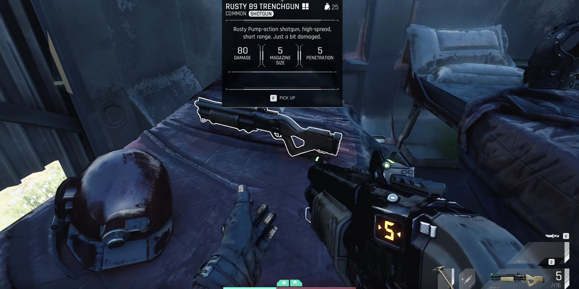 The Cycle: Frontier - Shotgun Found Whilst Scavenging