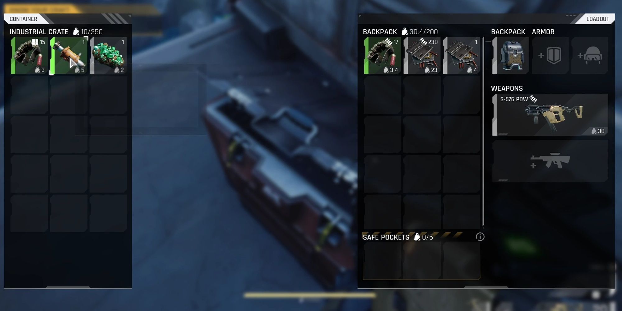 The Cycle: Frontier - A Very Basic Prospectors Inventory