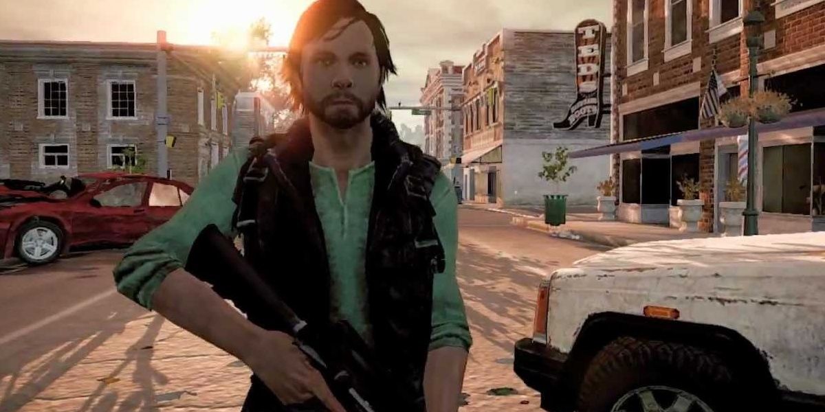 Character Standing In Frame Holding a Gun in State Of Decay