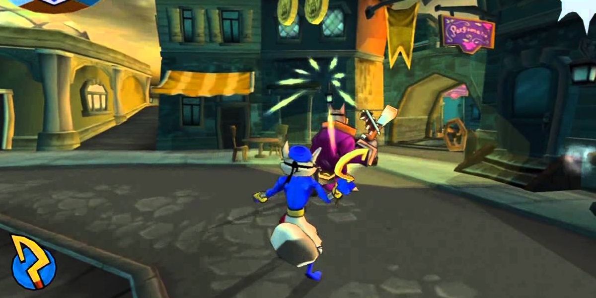 Sly Sneaking Up on A Bad Guy