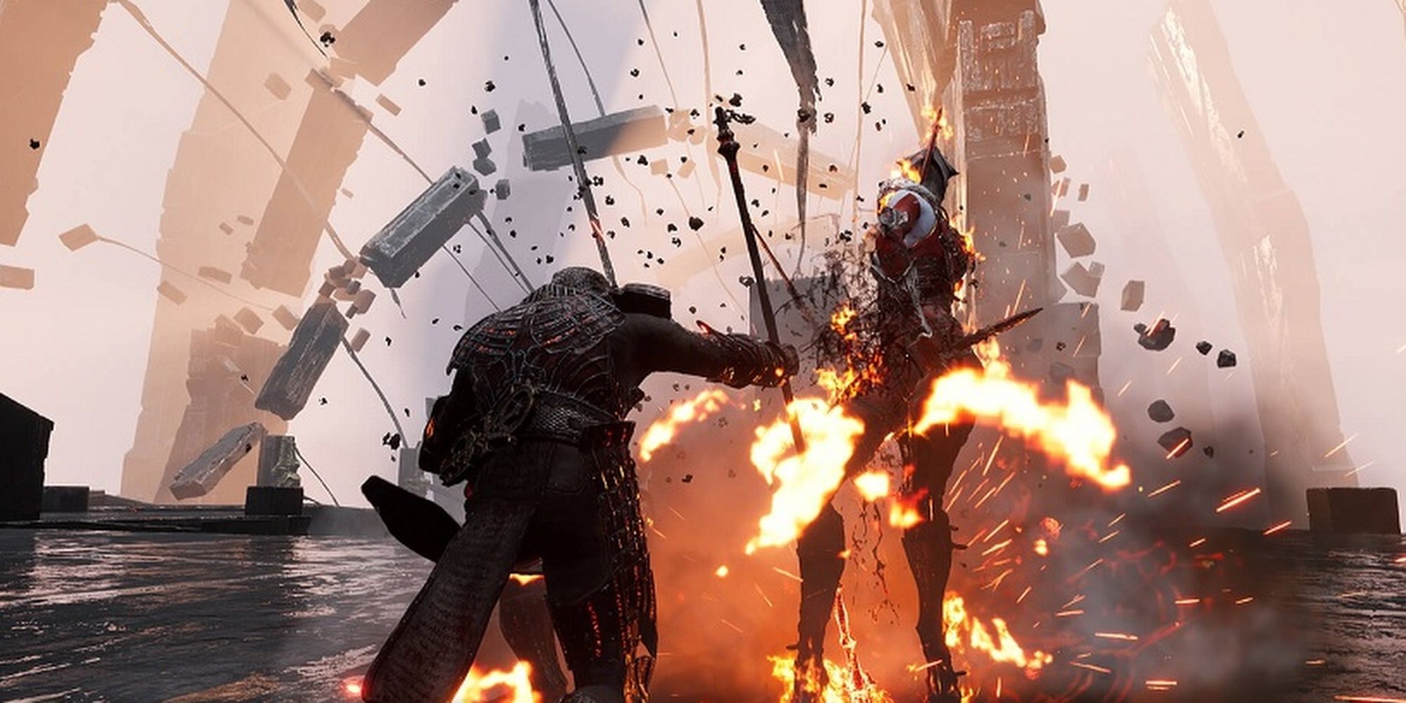 Mortal Shell: Shells Engaging In Combat