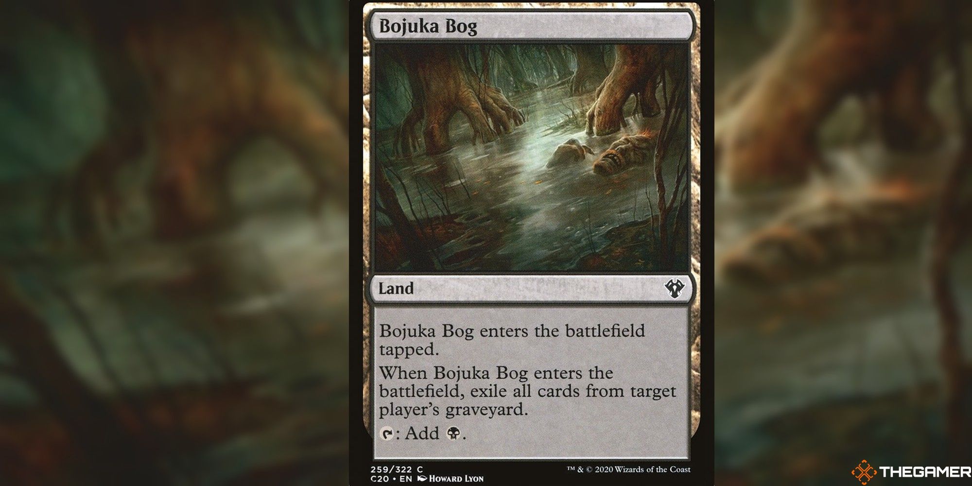 mtg bojuka bog full card and art background