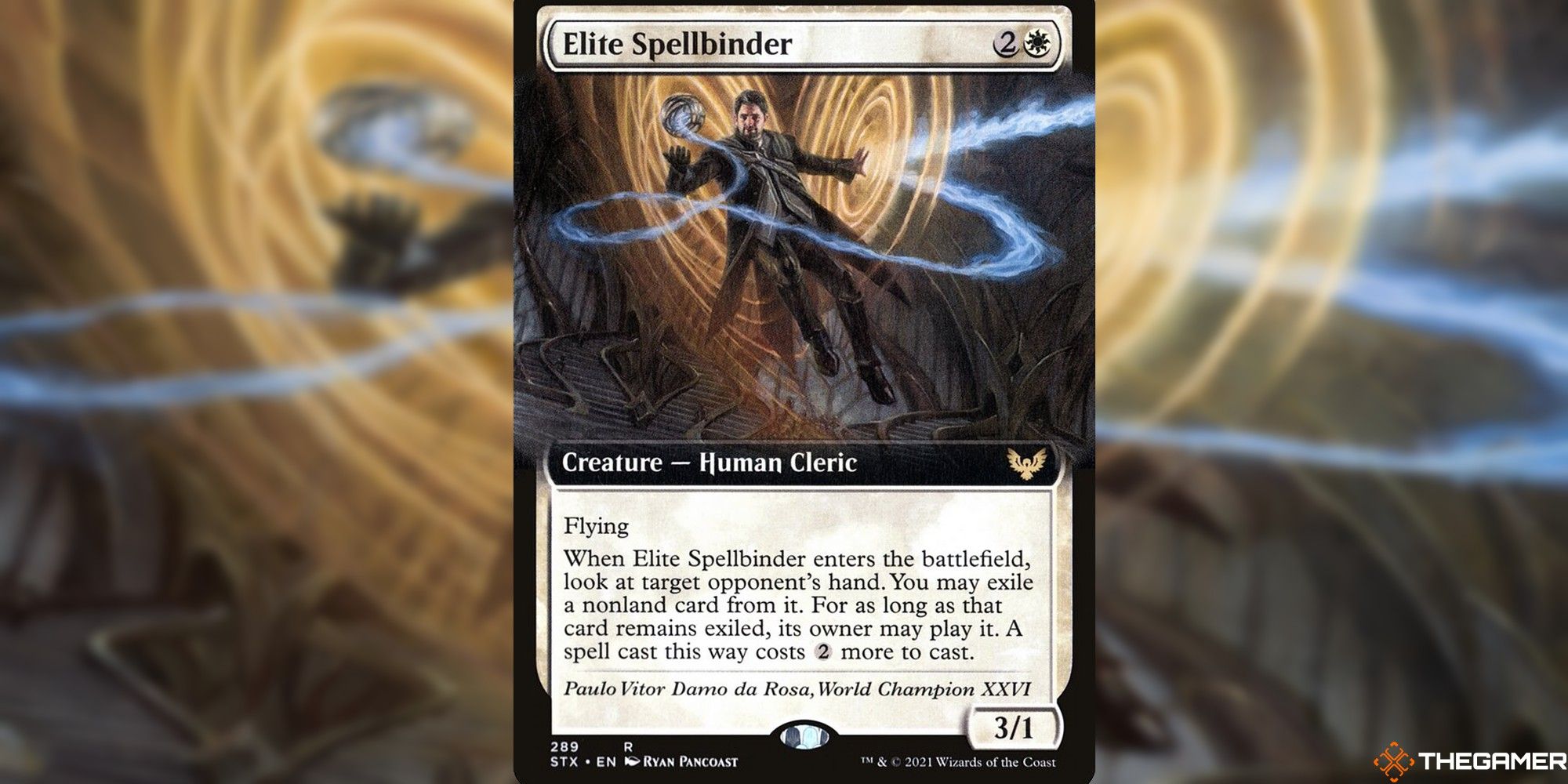 mtg elite spellbinder full card and art background