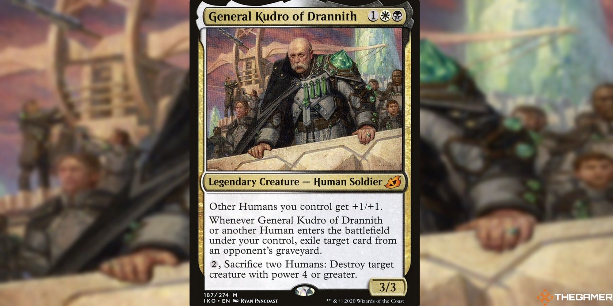 mtg general kudro of drannith full card and art background