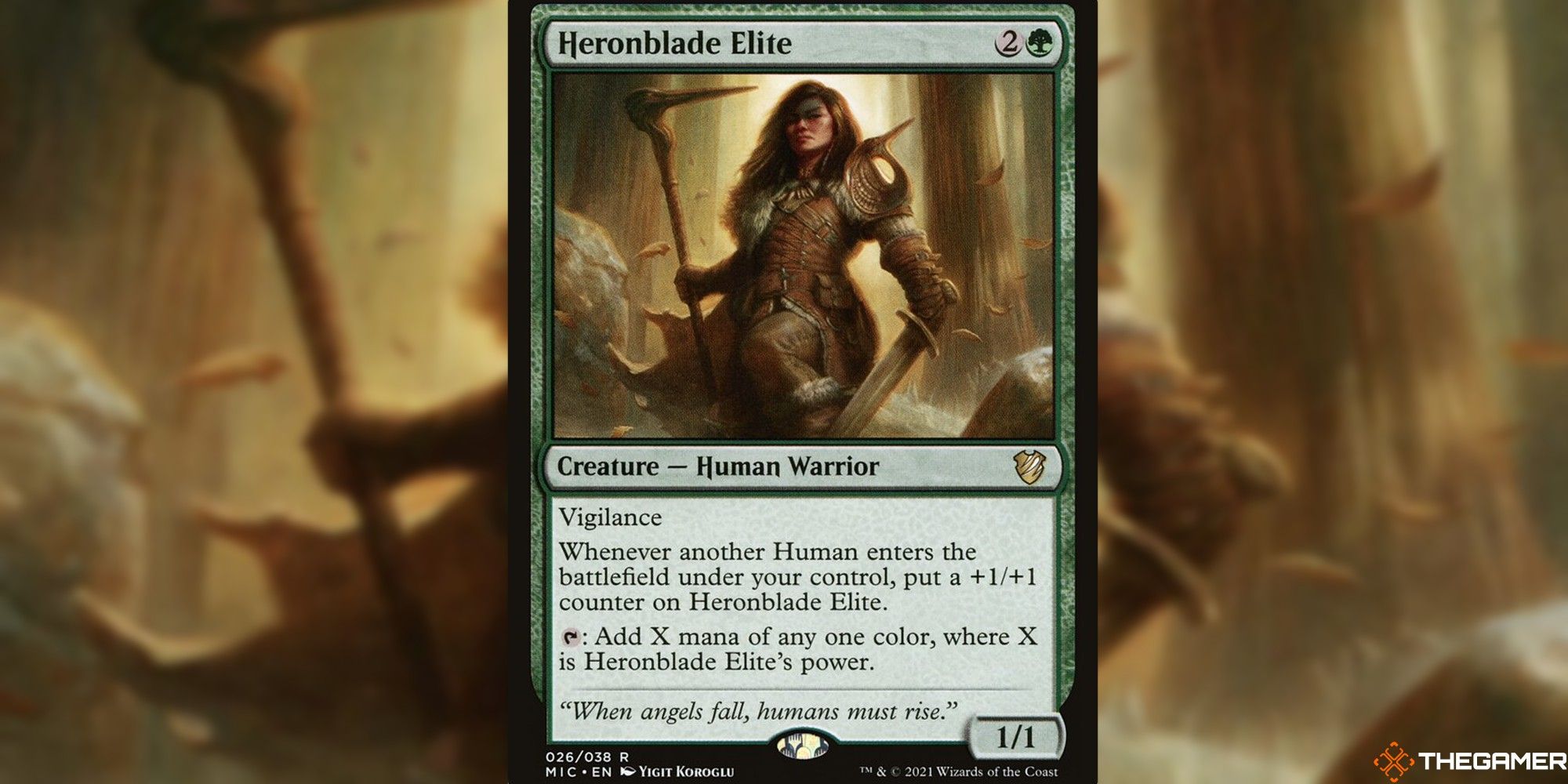 mtg heronblade elite full card and art background