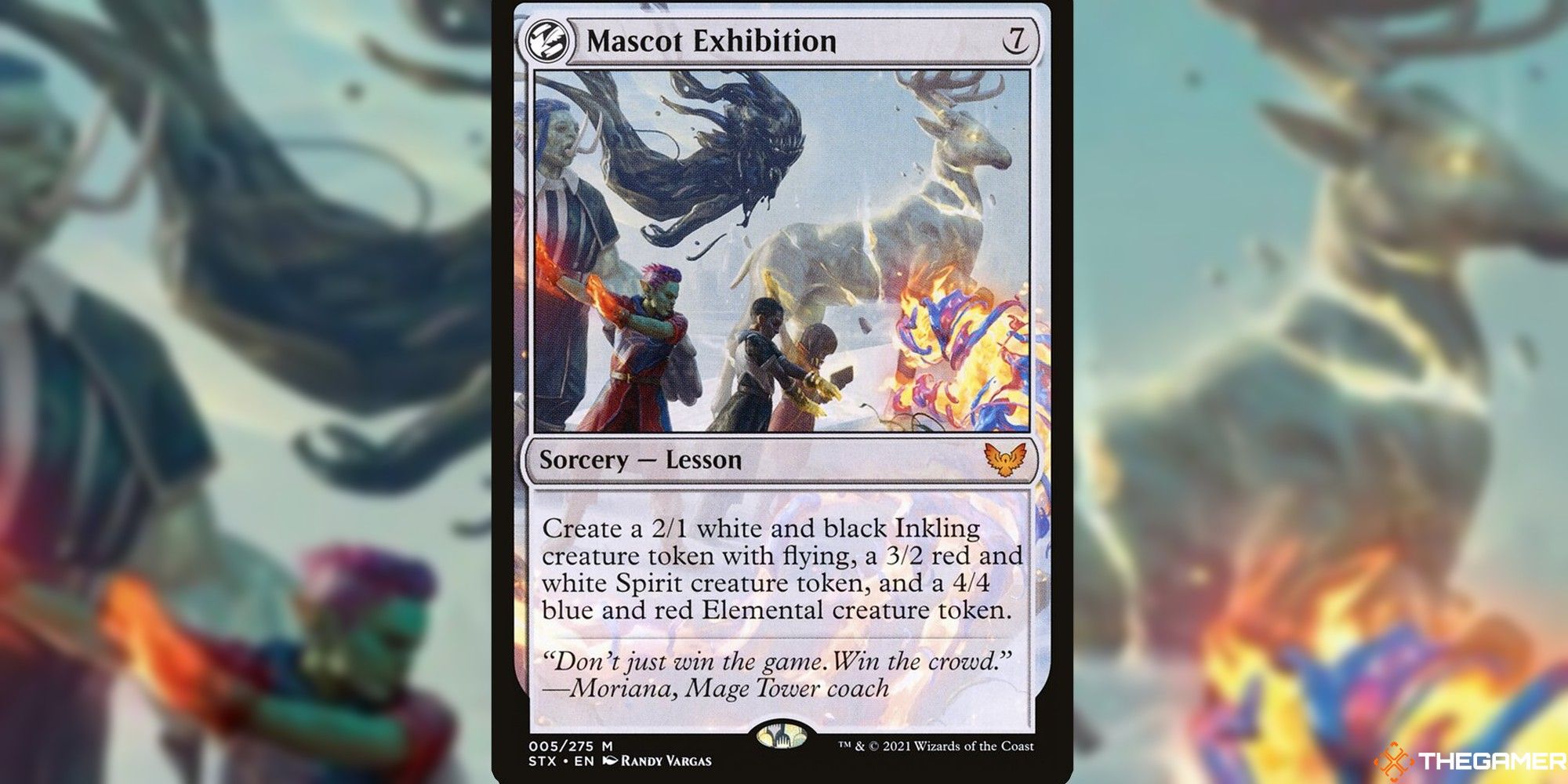 mtg mascot exhibition full card and art background