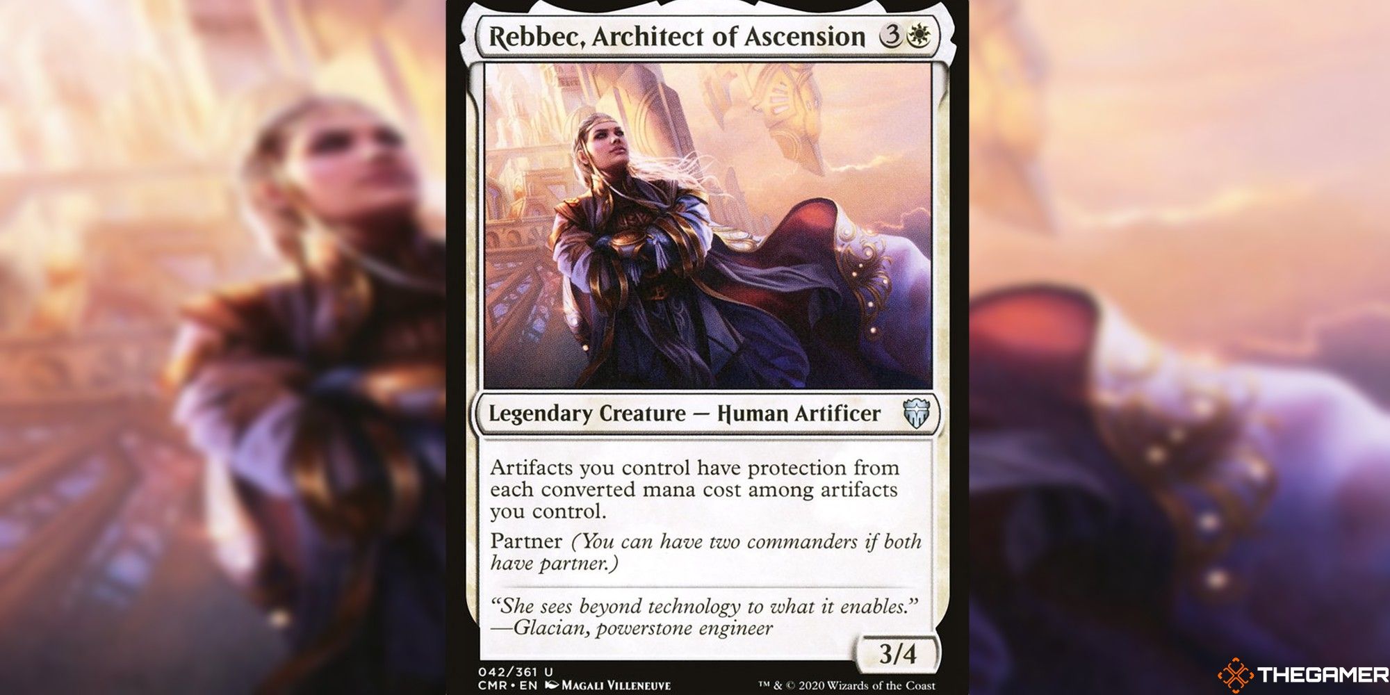 mtg rebbec architect of ascension full card and art background