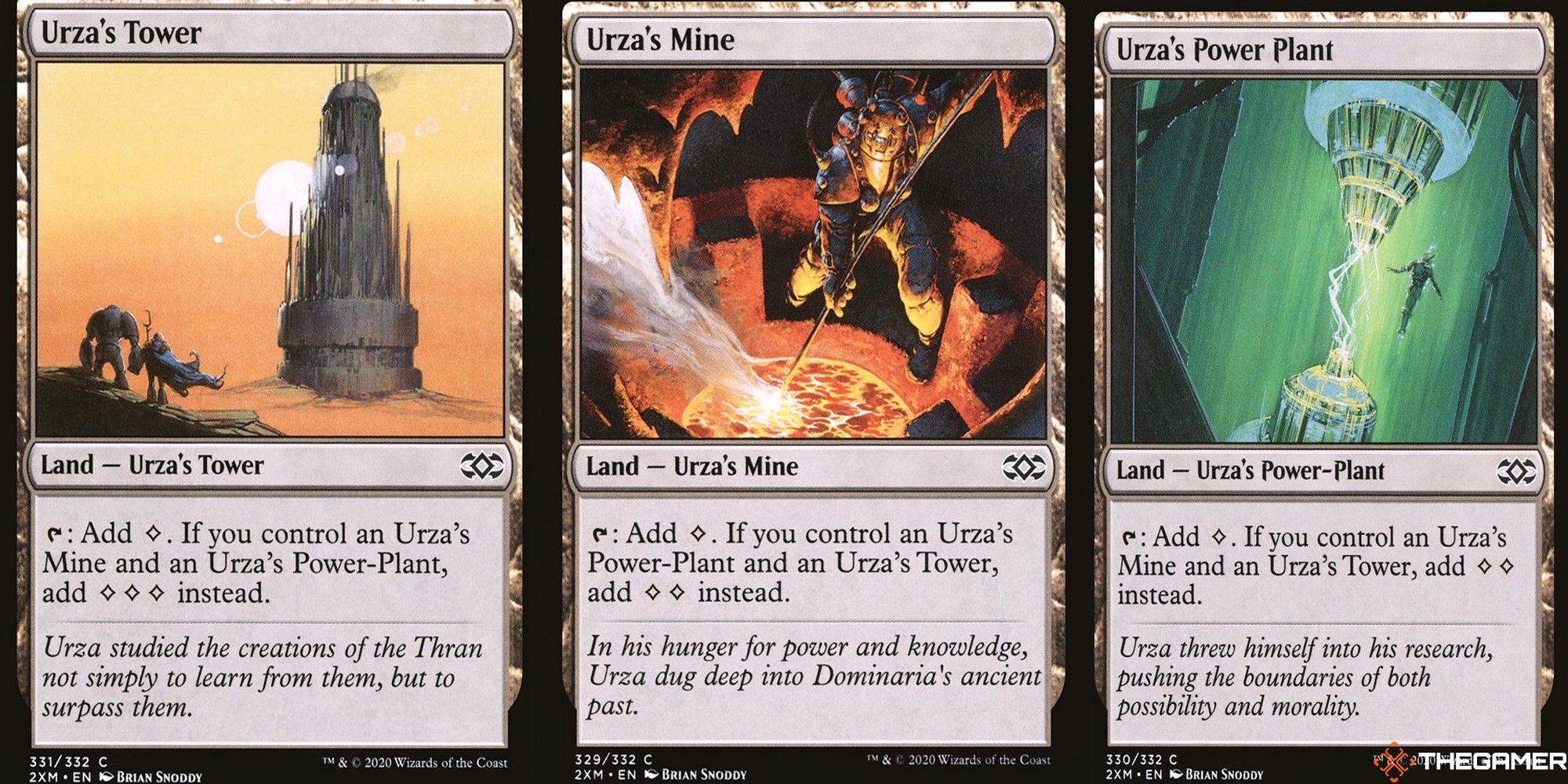 mtg urza's tower, mine, and power plant